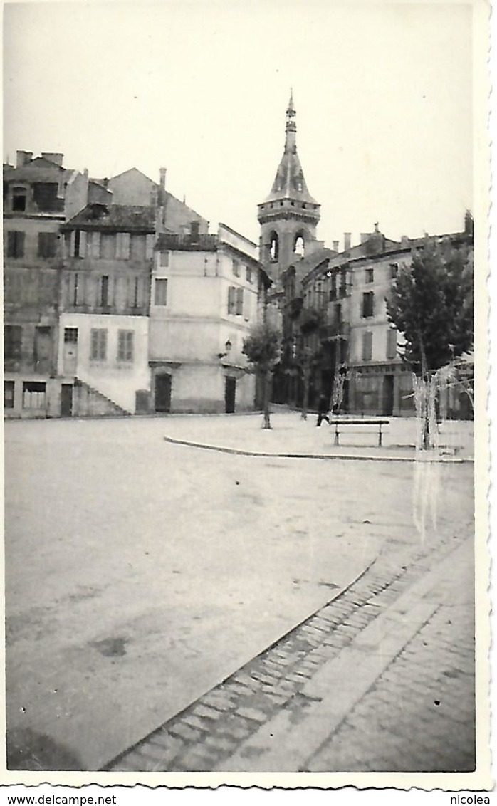 16 ANGOULEME - PHOTO ORIGINALE 1949 - Place Du Marché - Autres & Non Classés