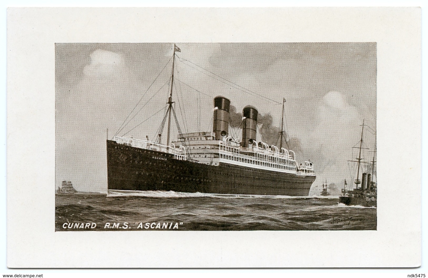 CUNARD : R. M. S. ASCANIA - Steamers