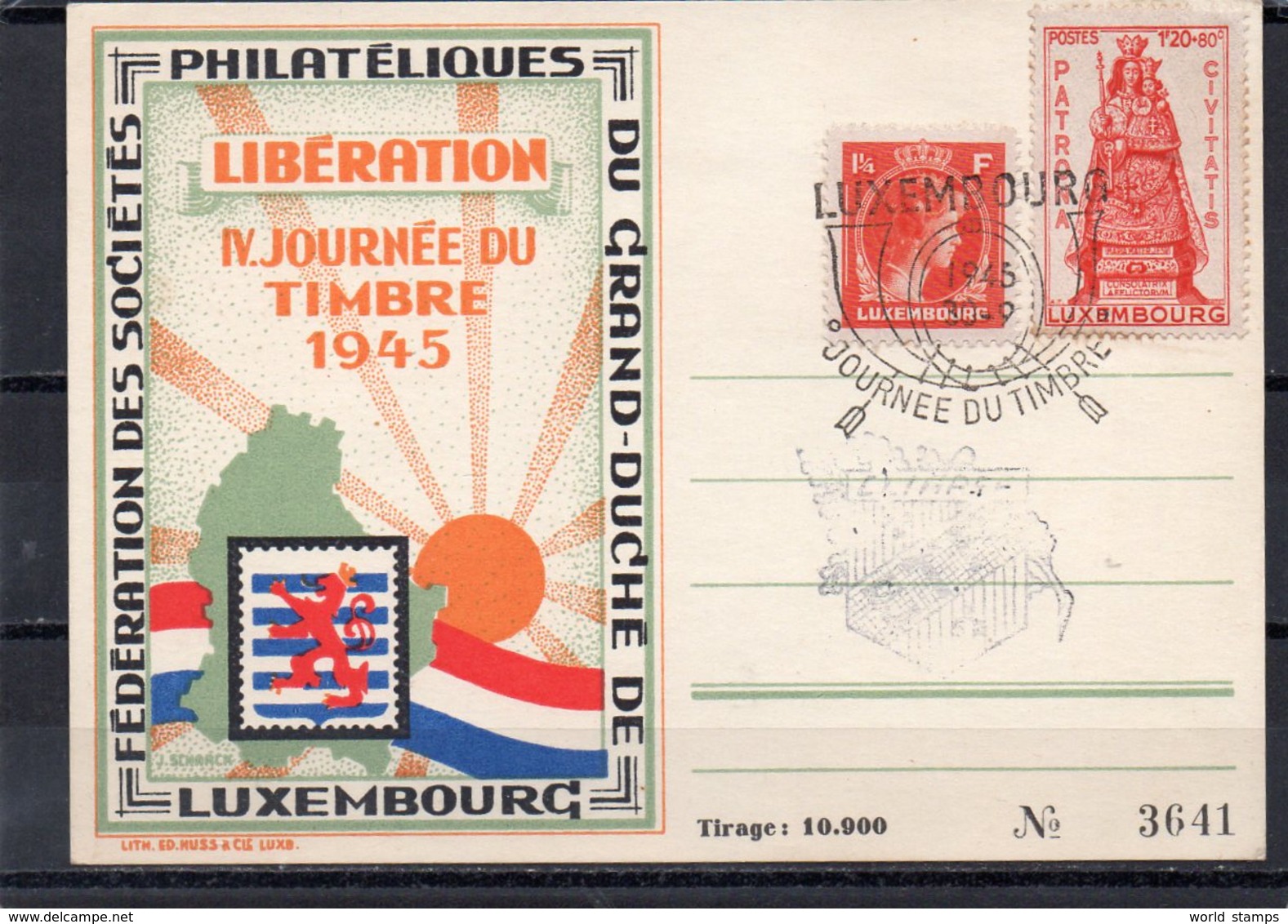 LUXEMBOURG 1945 - Covers & Documents