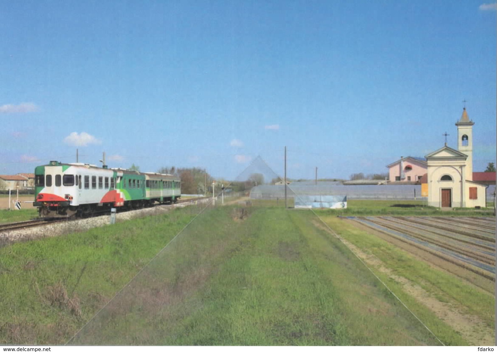 601 ALn 668.612 Fiat Brescello Reggio Emilia Rairoad Treain Railweys Treni Rotabili - Stazioni Con Treni