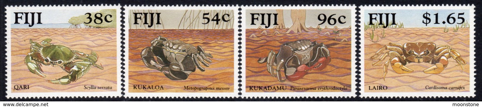 Fiji 1991 Mangrove Crabs Set Of 4, MNH, SG 831/4 (BP2) - Fiji (1970-...)