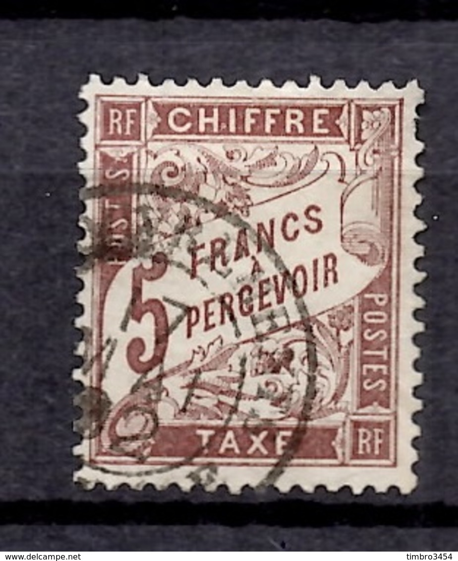 France Timbre Taxe YT N° 27 Oblitéré. B/TB. A Saisir! - 1859-1959 Gebraucht