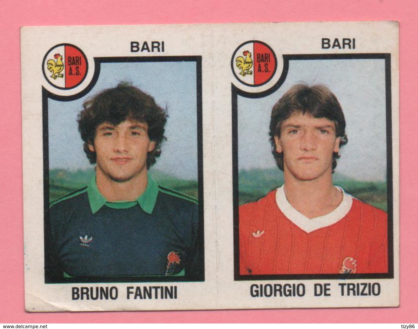 Figurina Panini 1982-83 - Bari, Bruno Fantini E Giorgio De Trizio - Trading Cards