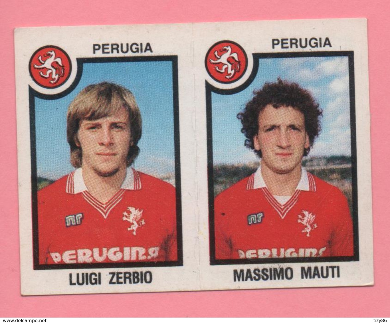 Figurina Panini 1982-83 - Perugia, Luigi Zerbio E Massimo Mauti - Trading Cards