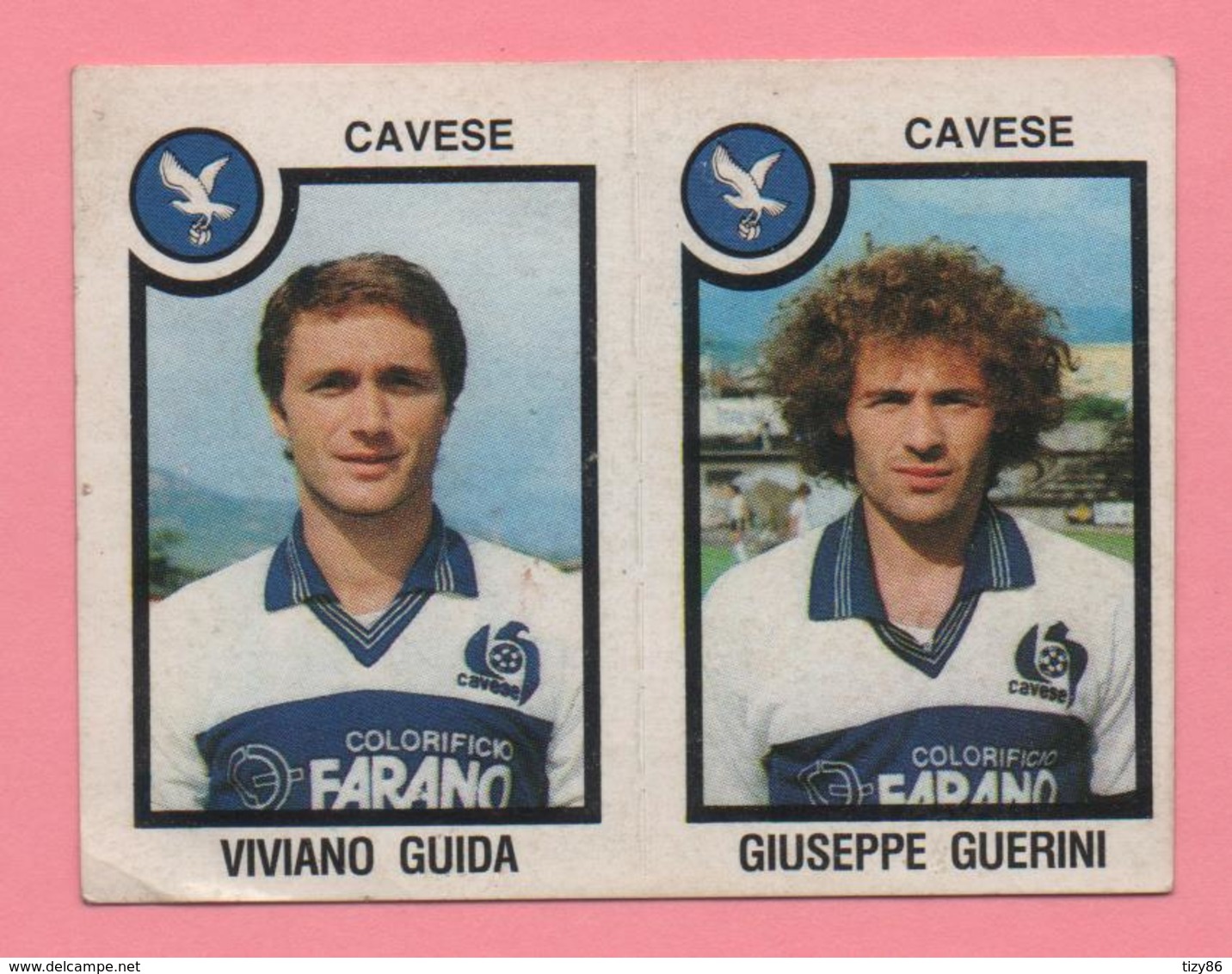 Figurina Panini 1982-83 - Cavese, Viviano Guida E Giuseppe Guerini - Trading Cards