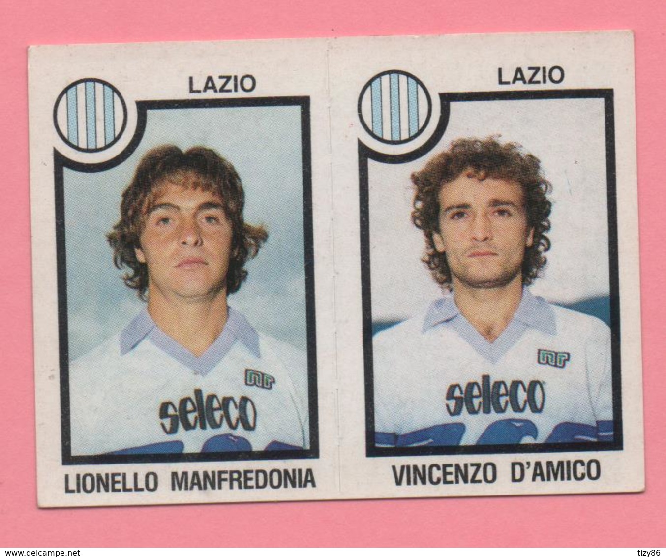 Figurina Panini 1982-83 - Lazio, Lionello Manfredonia E Vincenzo D'Amico - Trading Cards