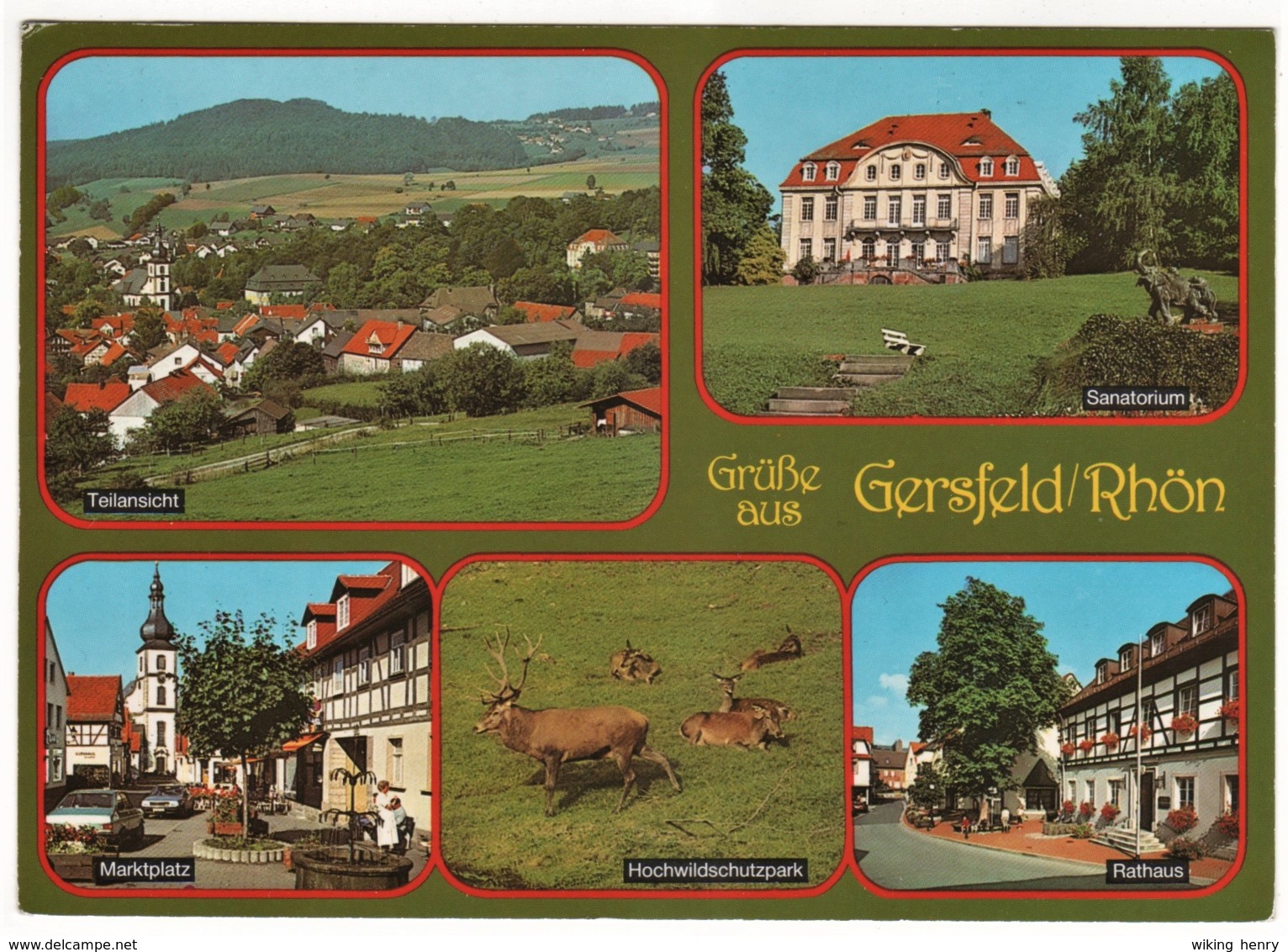 Gersfeld In Der Rhön - Mehrbildkarte 1 - Rhoen