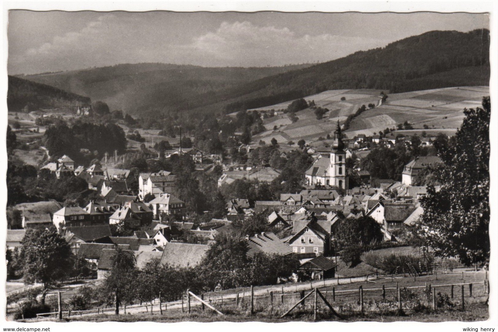 Gersfeld In Der Rhön - S/w Ortsansicht 1 - Rhoen