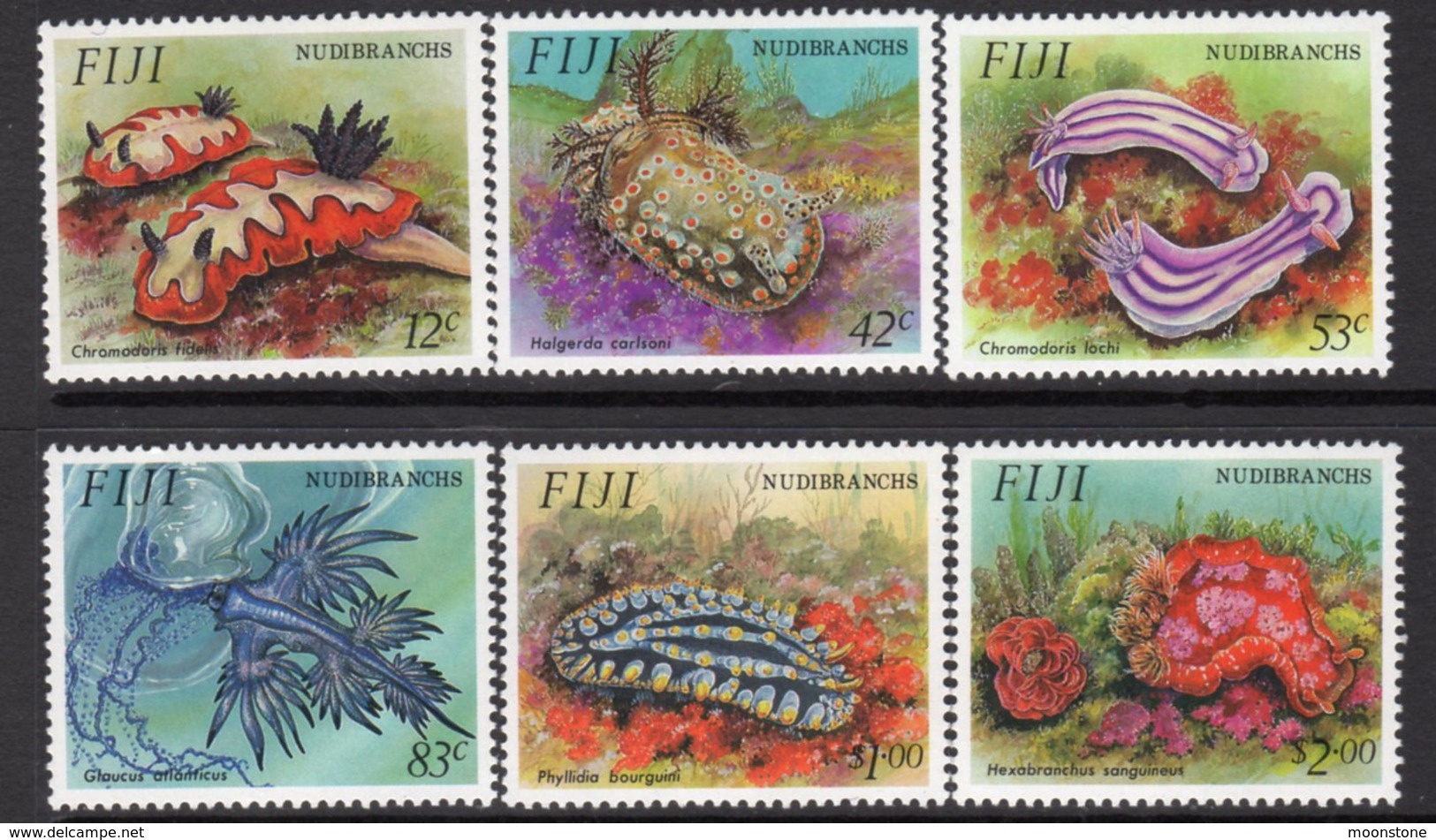 Fiji 1993 Nudibranches Set Of 6, MNH, SG 878/83 (BP2) - Fiji (1970-...)