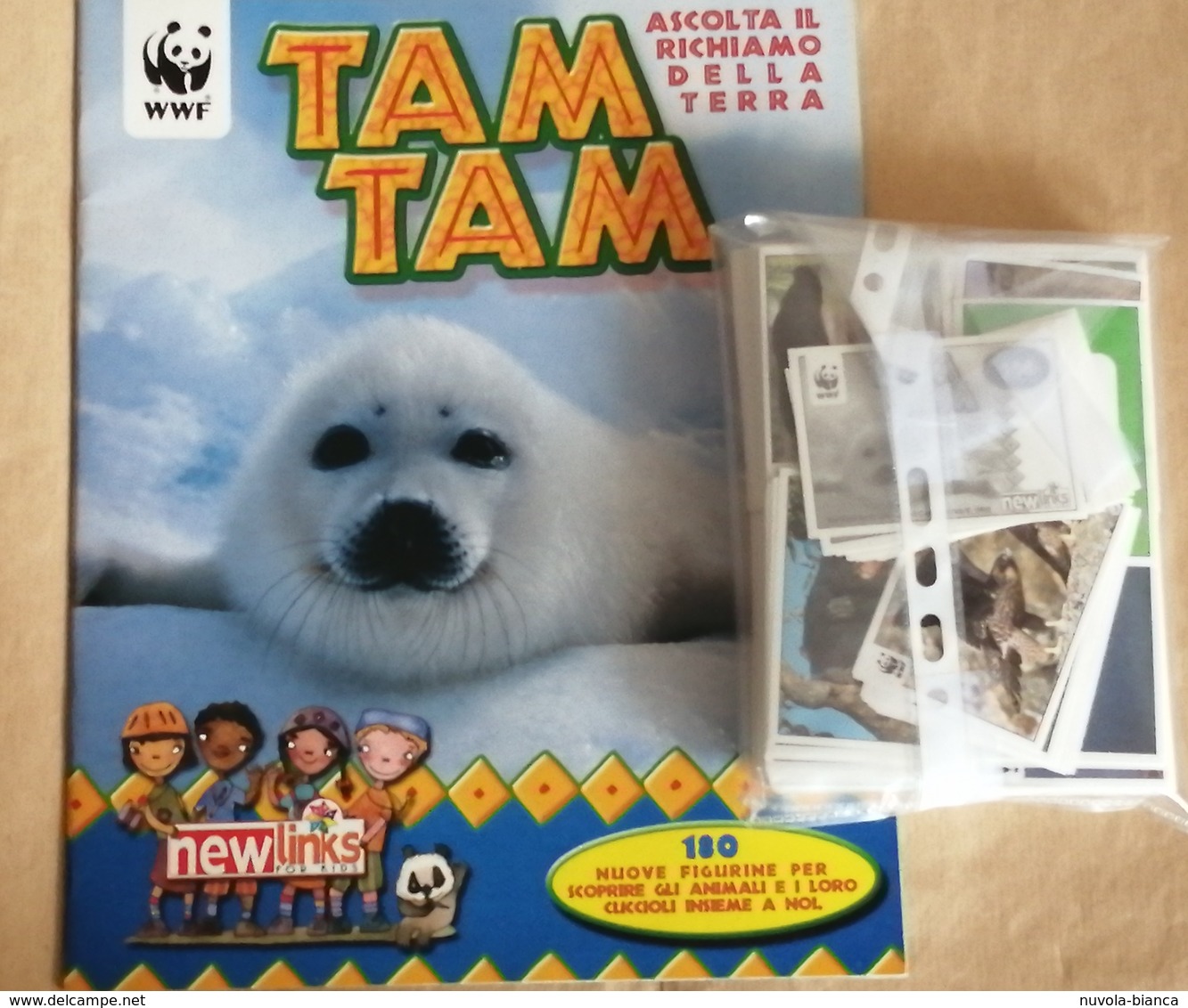 Tam Tam WWF. Album Vuoto+470 Figurine New Links Con Doppie - Other & Unclassified