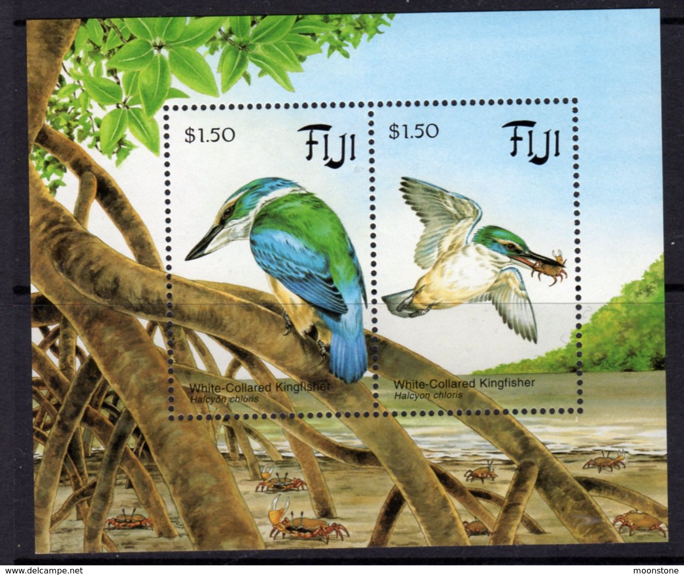 Fiji 1994 Kingfisher Bird MS, MNH, SG 898 (BP2) - Fiji (1970-...)