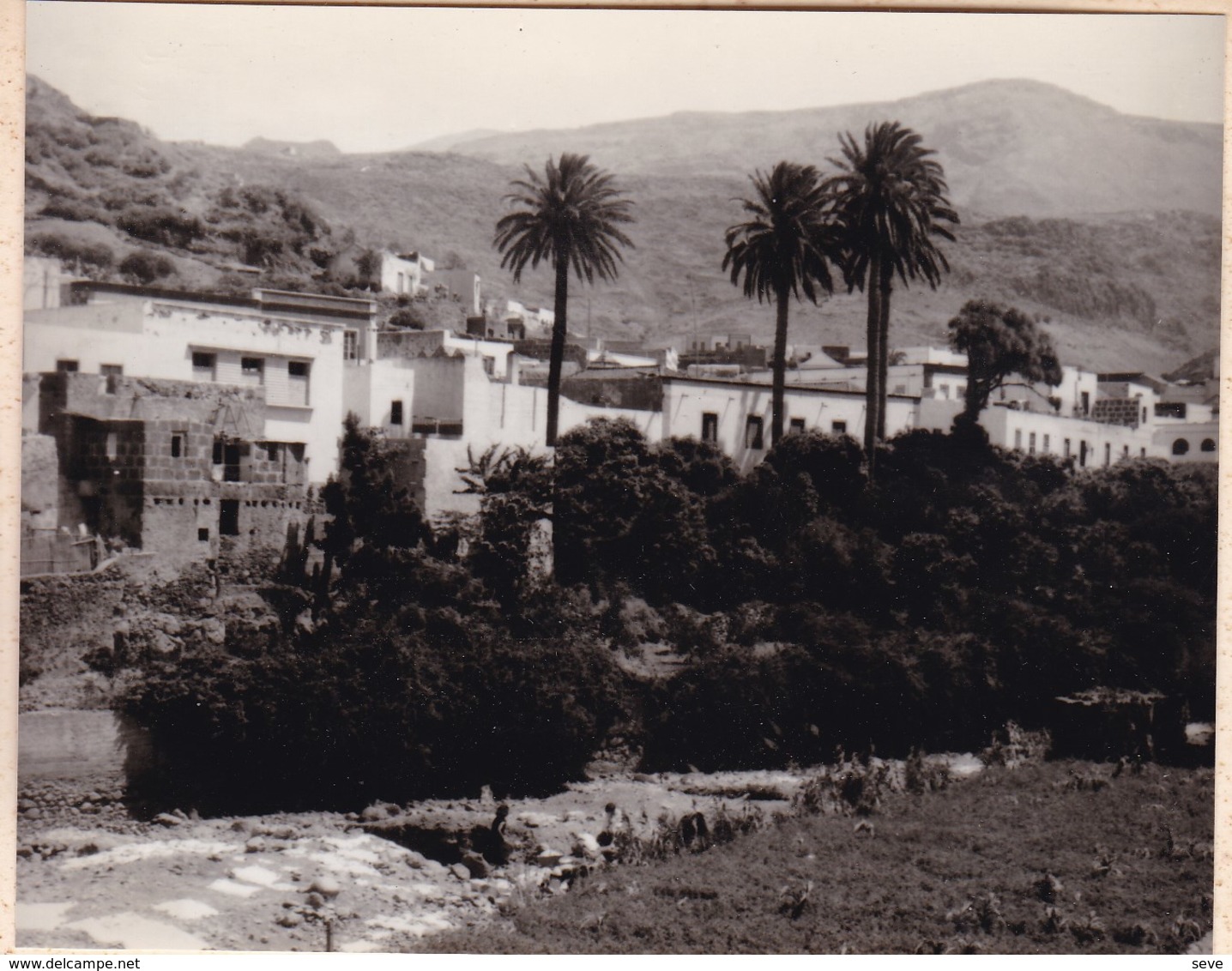 AGAETE GRAN CANARIA 1956  Photo Amateur Format Environ 7,5 Cm X 5,5 Cm - Lugares