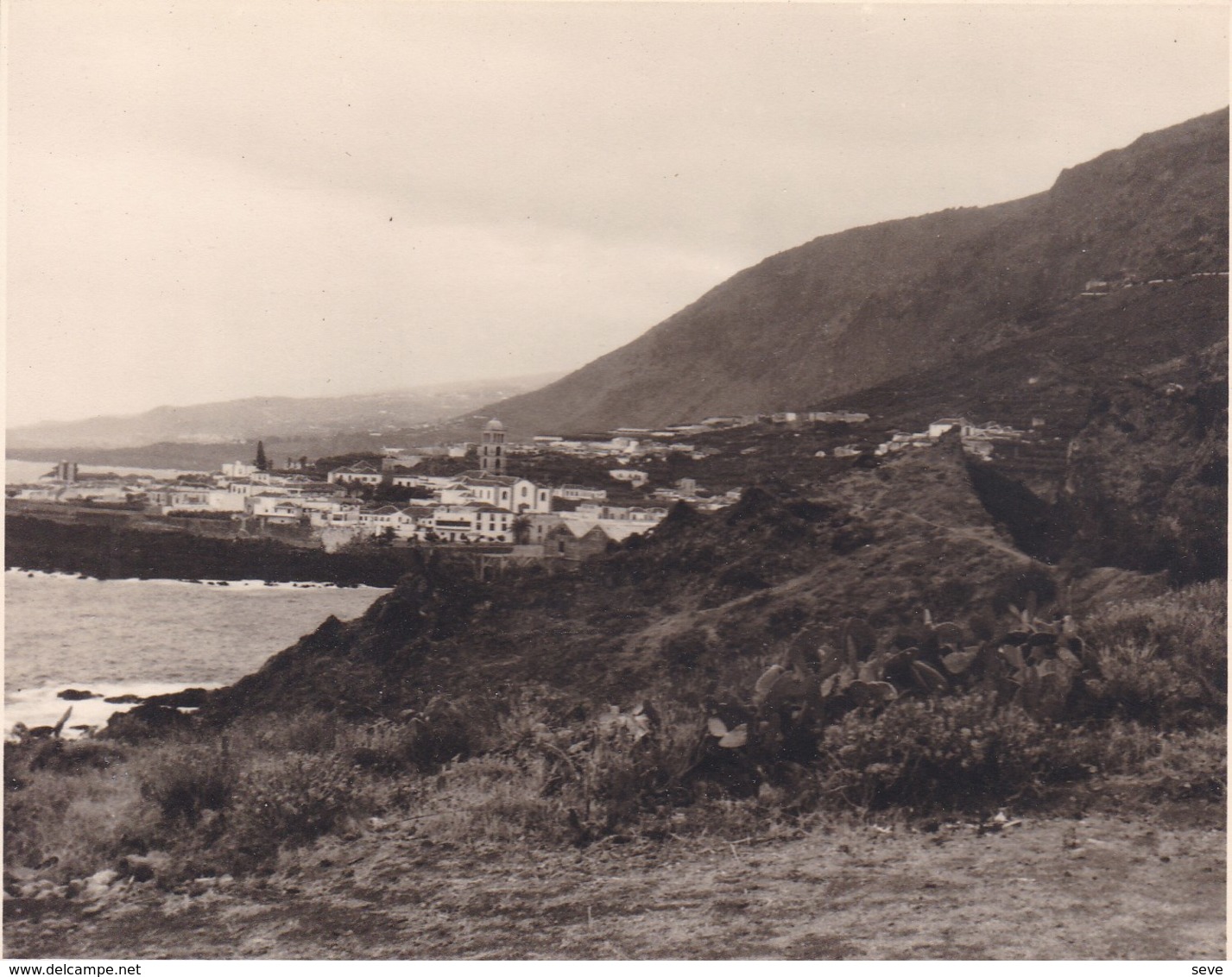 TENERIFE GARACHICO 1956 Photo Amateur Format Environ 7,5 Cm X 5,5 Cm - Lugares