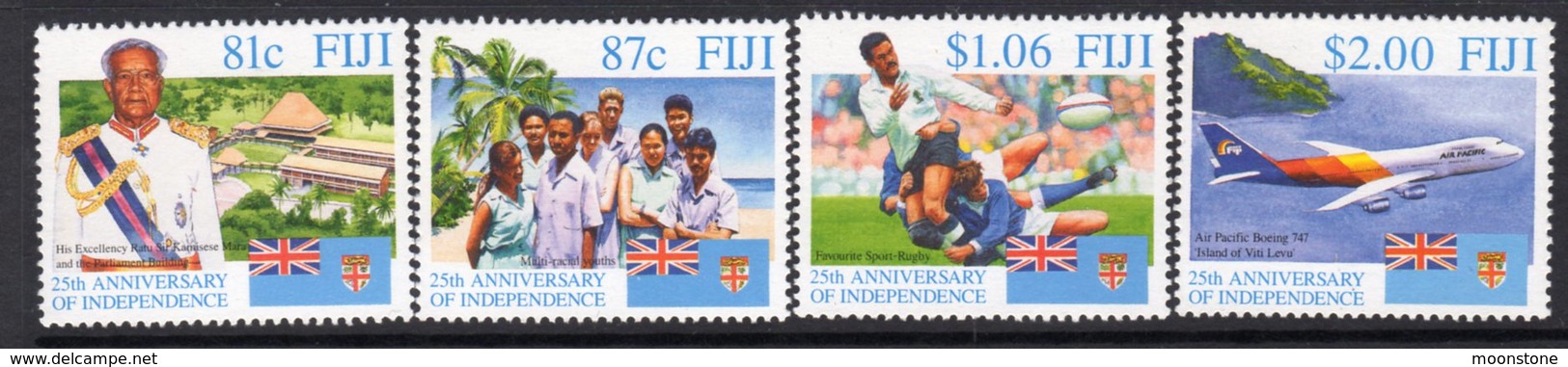 Fiji 1995 25th Anniversary Of Independence Set Of 4, MNH, SG 930/3 (BP2) - Fiji (1970-...)