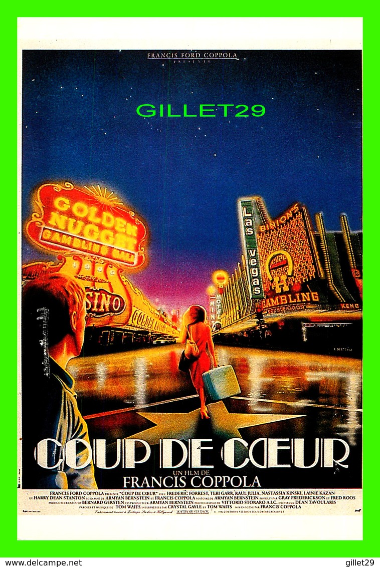 AFFICHES DE CINÉMA - " COUP DE COEUR " DE FRANCIS FORD COPPOLA -EN 1982 - S.E.D.I.I. - - Affiches Sur Carte