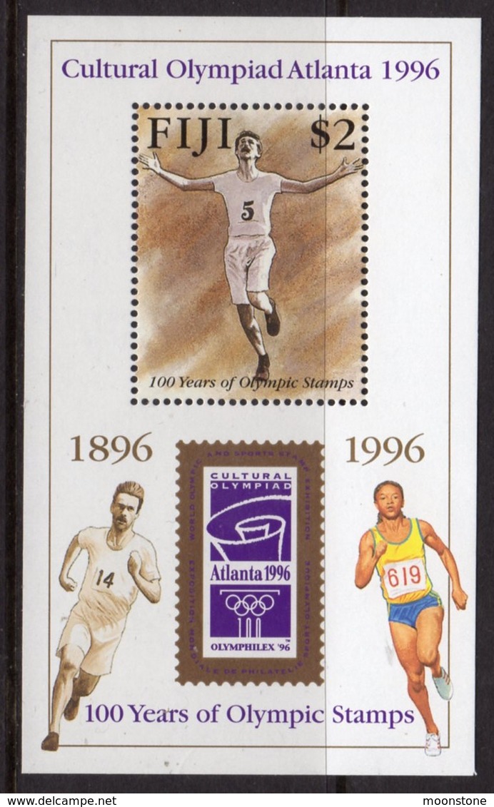 Fiji 1996 Centenary Of Modern Olympics MS, MNH, SG 955 (BP2) - Fiji (1970-...)