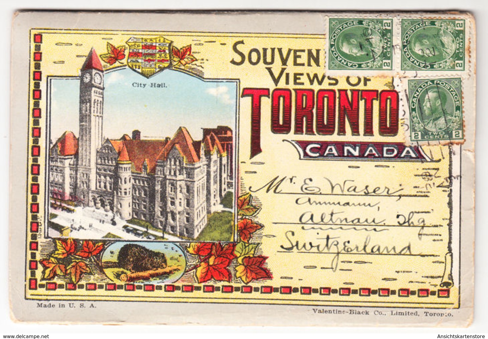 AK Souvenir Views Of Toronto, Gel. - Toronto