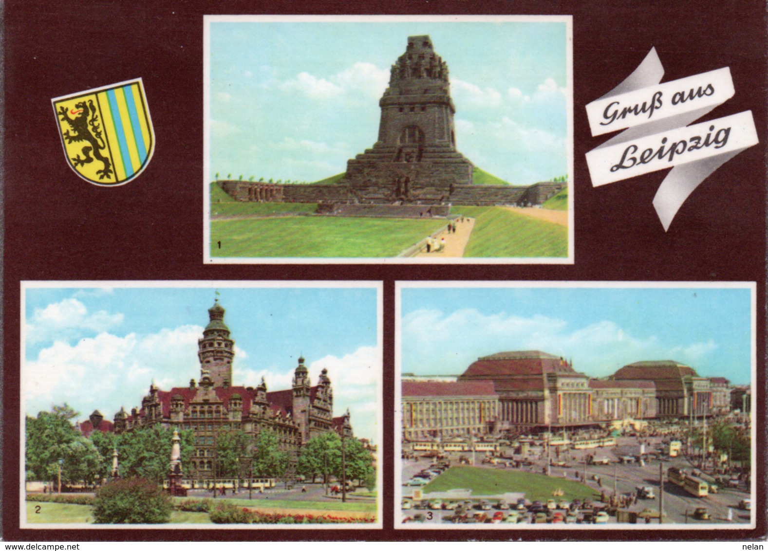 GRUSS AUS LEIPZIG- VIAGGIATA 1960  -F.G - Leipzig