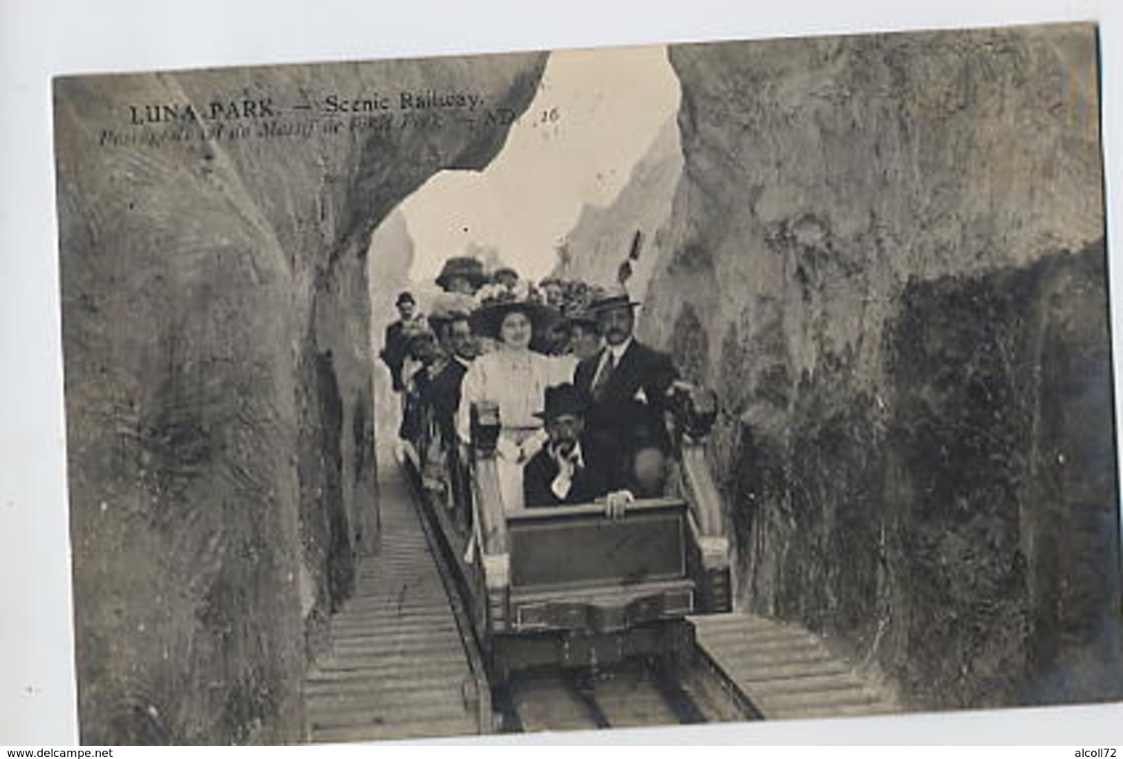 LUNA PARK: Scenic Railway - Passage Du Col Du Massif De Fikes Peak - ND 16 (manège) - Autres & Non Classés