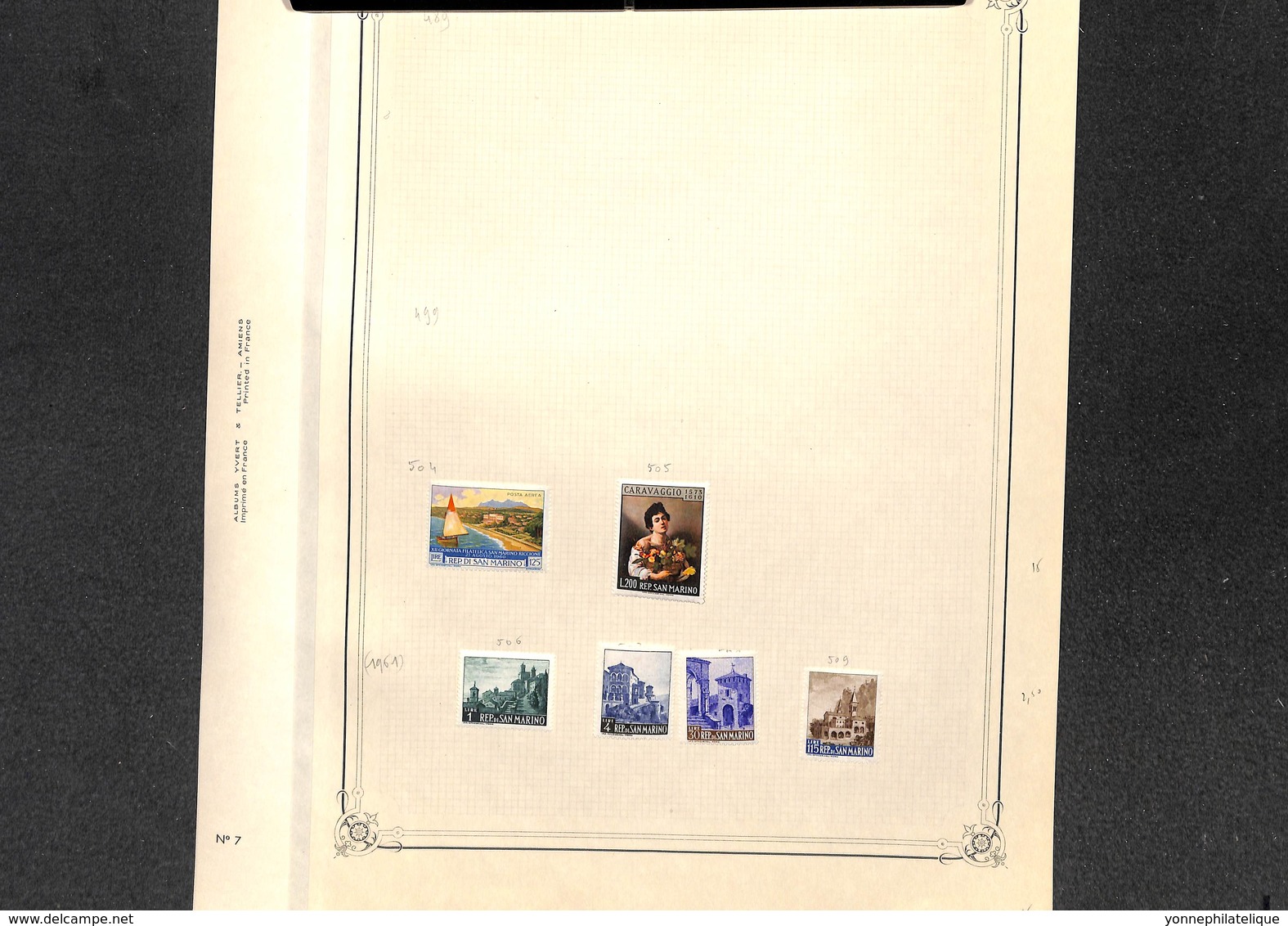 Collection TP SAINT-MARIN - N°52 à Année 1980 - Neufs x - cote Yvert 2013: 5 700 € + N° 1 à 48 - Neufs sg et obl