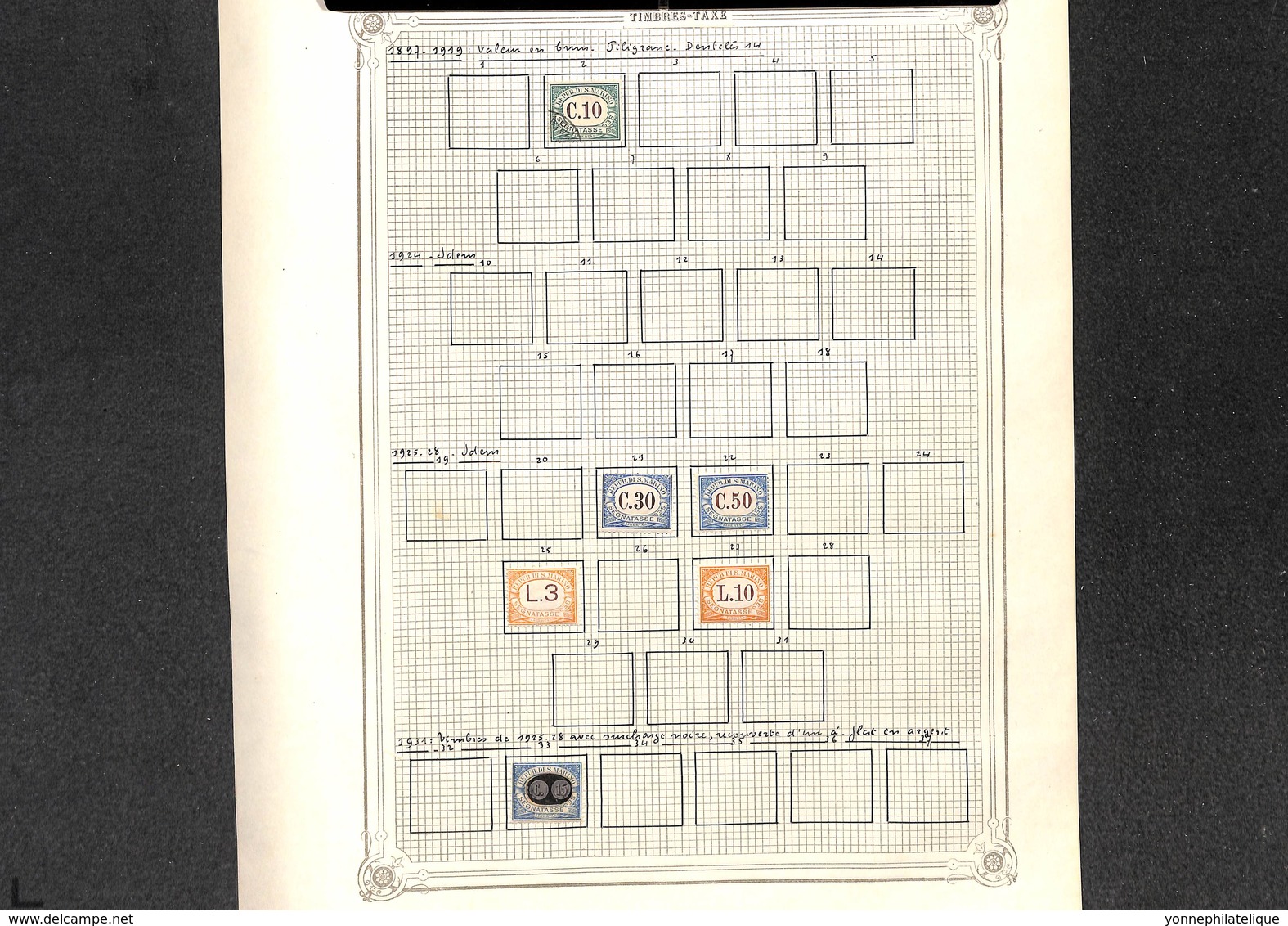 Collection TP SAINT-MARIN - N°52 à Année 1980 - Neufs x - cote Yvert 2013: 5 700 € + N° 1 à 48 - Neufs sg et obl