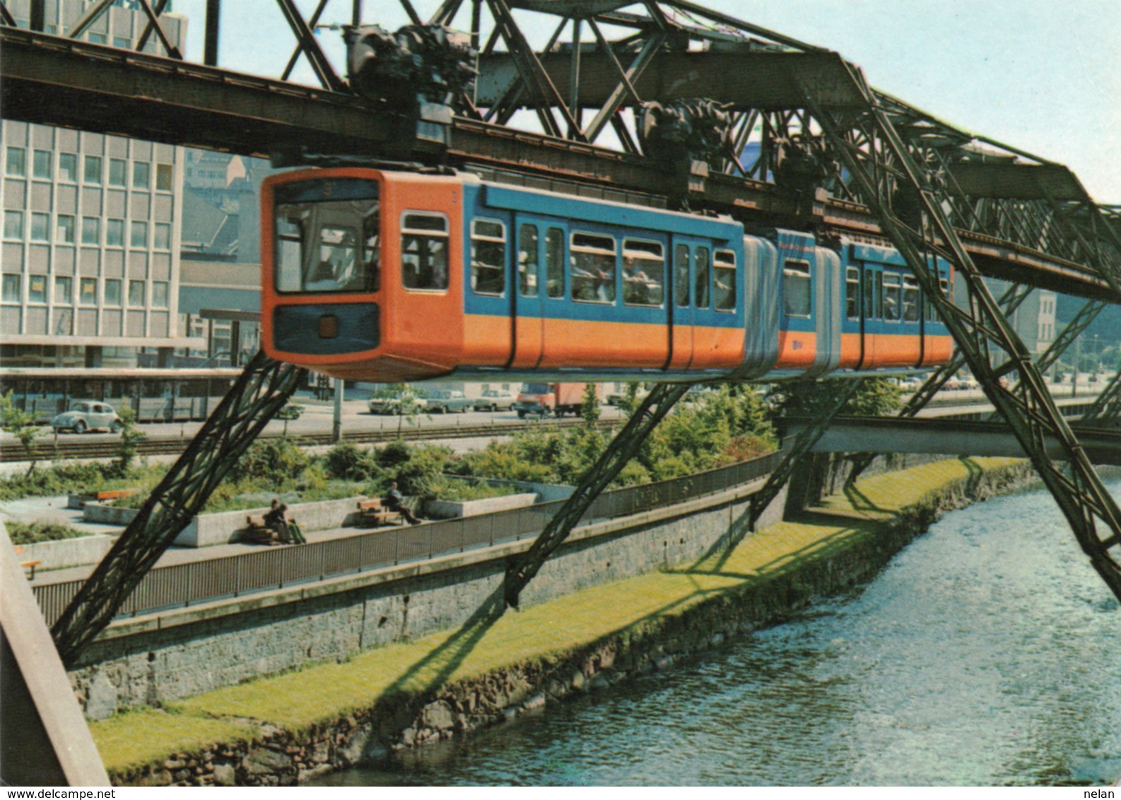 WUPPERTAL-SCHWEBEBAHN AM NEUEN VEG- VIAGGIATA  -F.G - Wuppertal