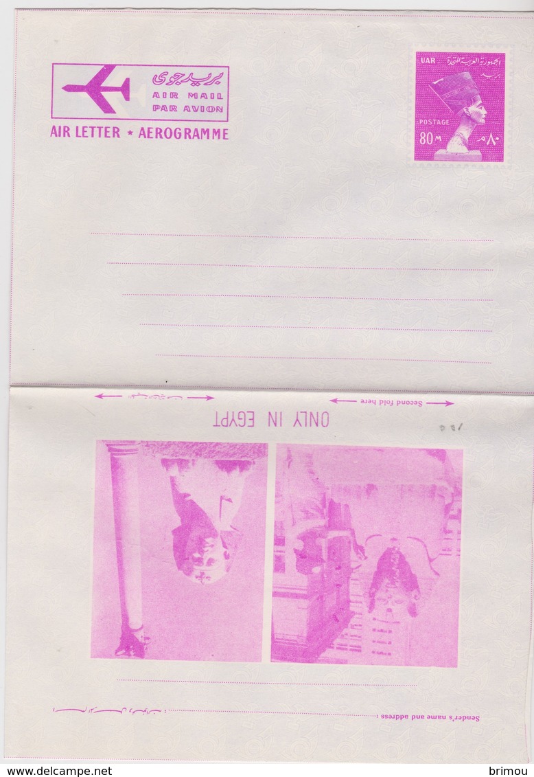 Egypte Aérogramme N 13 LSd. - Lettres & Documents