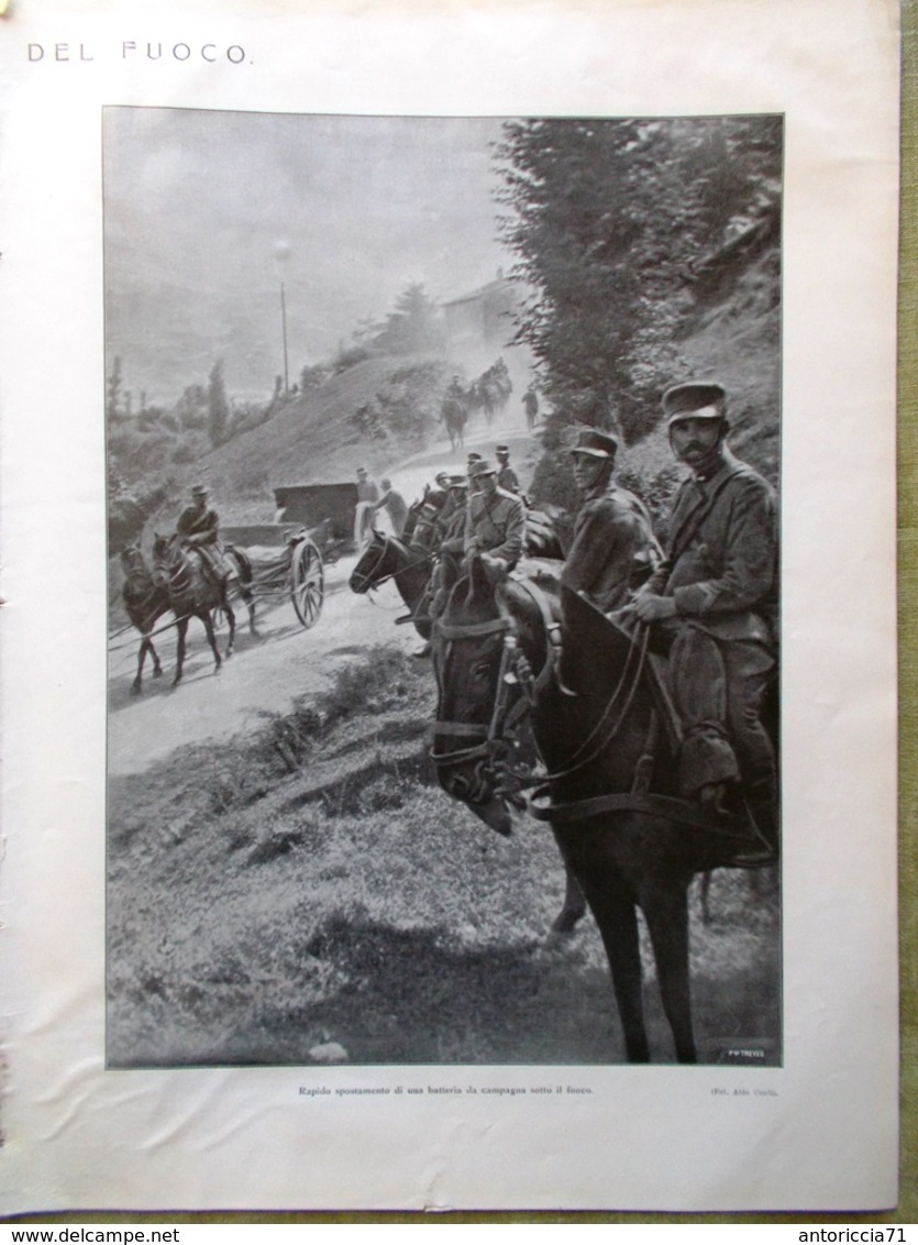 L'illustrazione Italiana 18 Luglio 1915 WW1 Croce Rossa Confini Esercito Gorizia - Guerre 1914-18