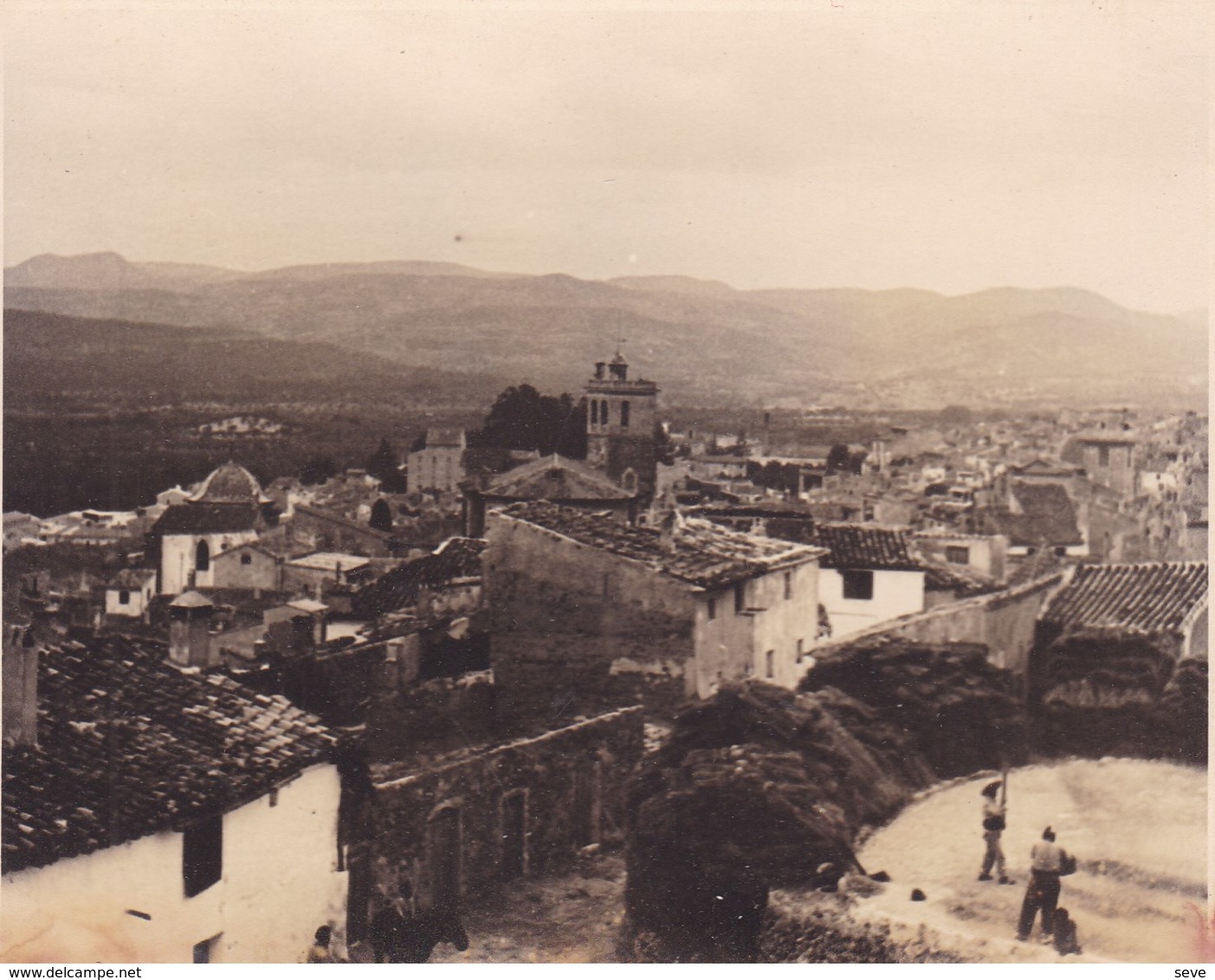 SEGORBE 1935  Photo Amateur Format Environ 7,5 Cm X 5,5 Cm - Lugares