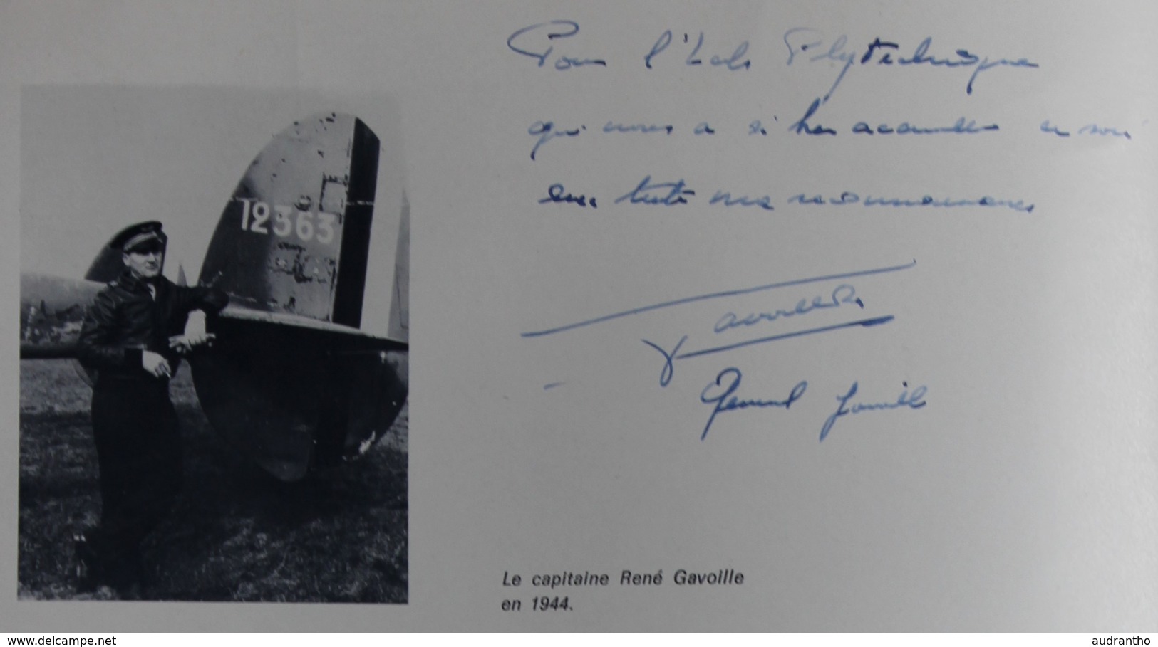 Livret Aviateur Antoine De Saint Exupéry Inédits 1973 Dédicace Général René Gavoille Polytechnique Air France Aviation - Documenten