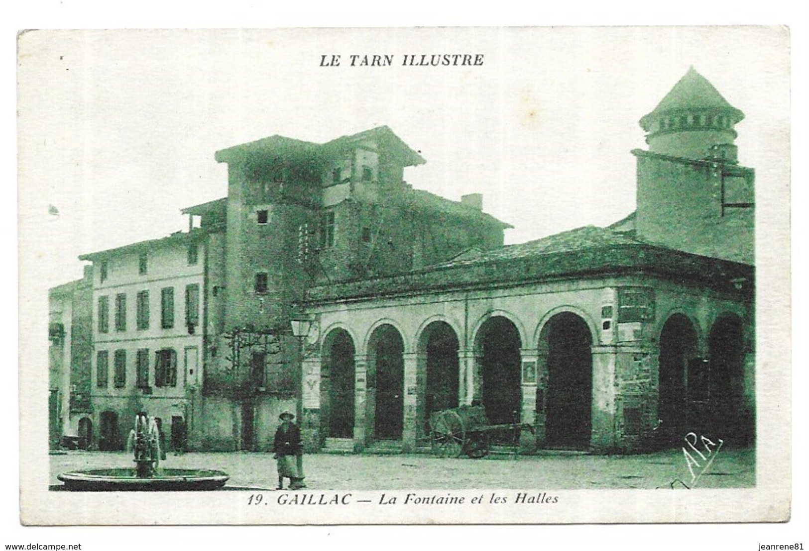Gaillac La Fontaine Et Les Halles - Gaillac