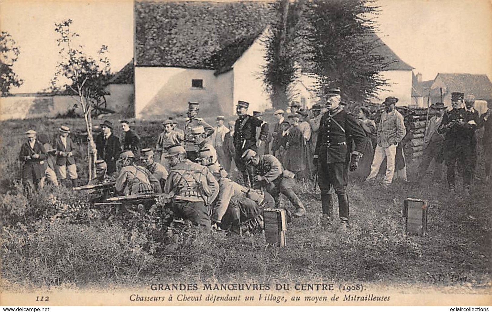 Alentours D'Ecuillé Et Valençay 36  Grandes Manœuvres Du Centre 1908  Chasseur A Cheval 112               (voir Scan) - Sonstige & Ohne Zuordnung