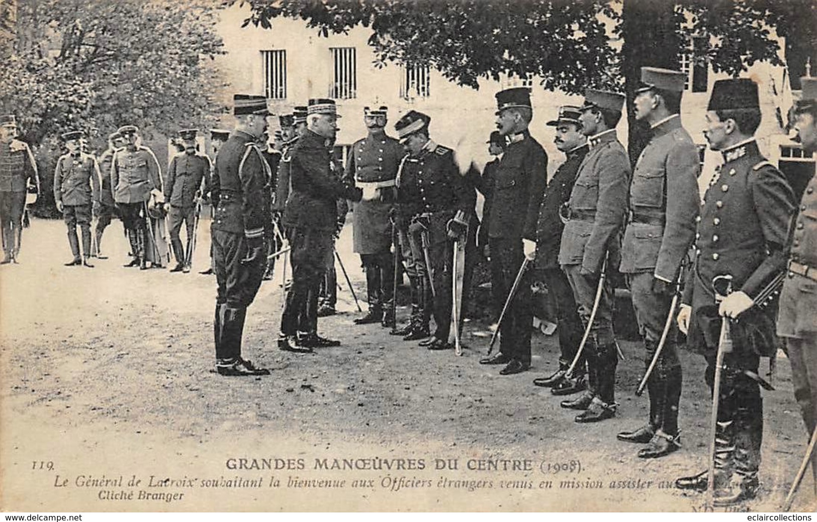 Alentours D'Ecuillé Et Valençay 36  Grandes Manœuvres Du Centre 1908  Le Gal Lacroix 119  (voir Scan) - Sonstige & Ohne Zuordnung