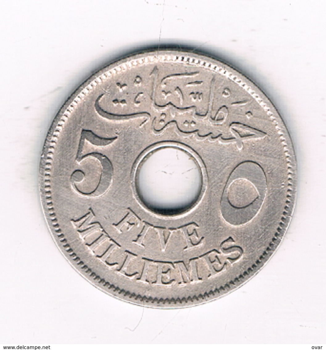 5 MILLIEMES  1917 EGYPTE /'4901/ - Egipto