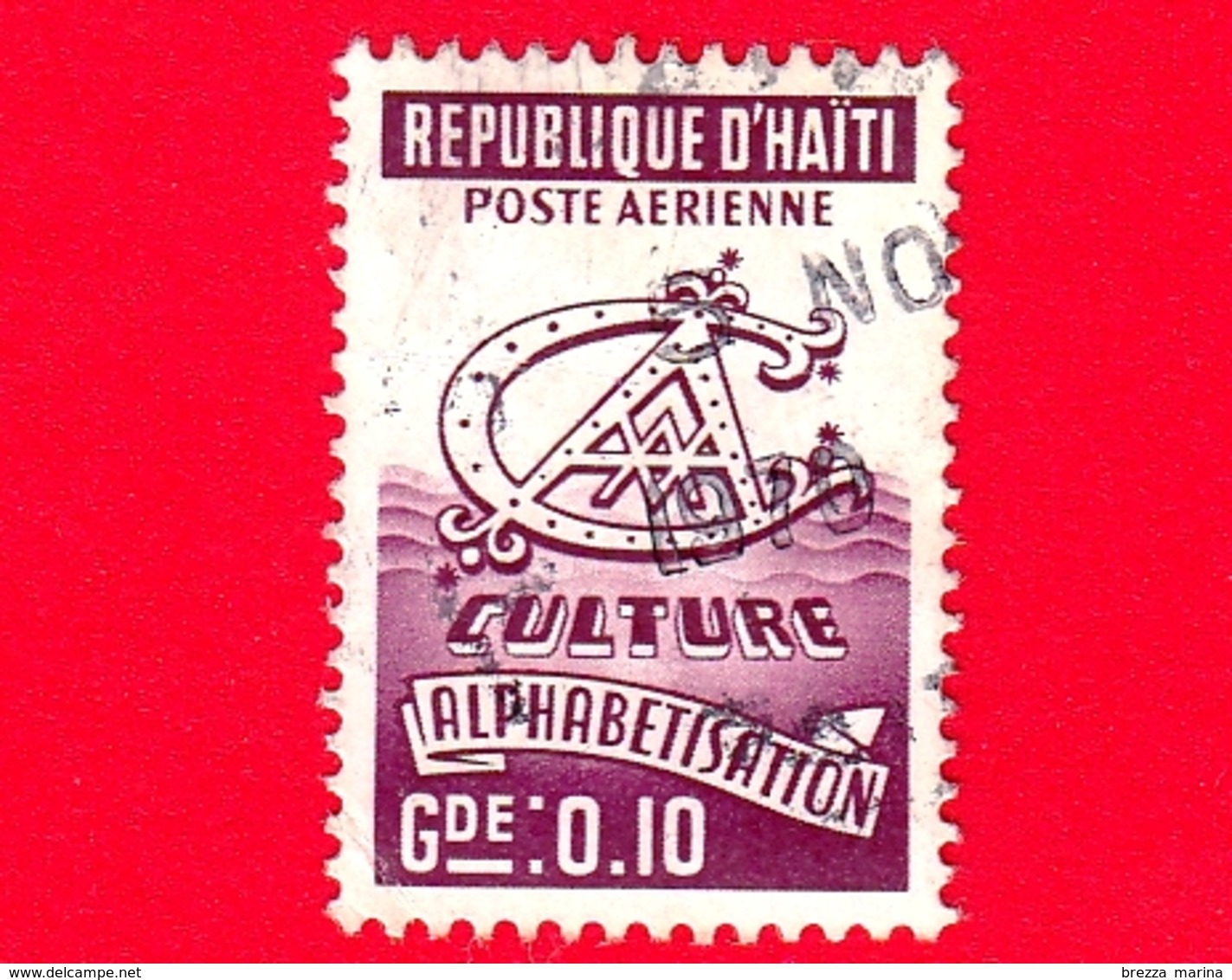 HAITI - Usato - 1969 - Cultura - Alfabetizzazione - 0.10 - Haiti