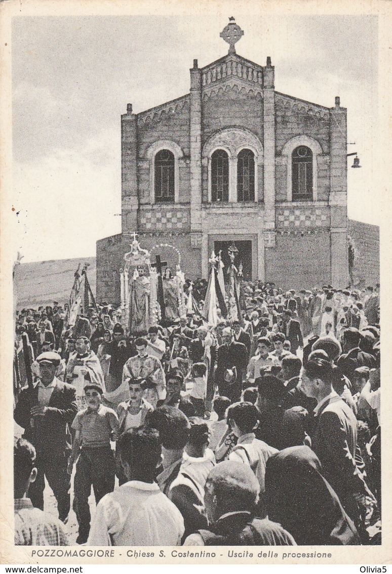 POZZOMAGGIORE - CHIESA S.COSTANTINO - USCITA DALLA PROCESSIONE - Sassari