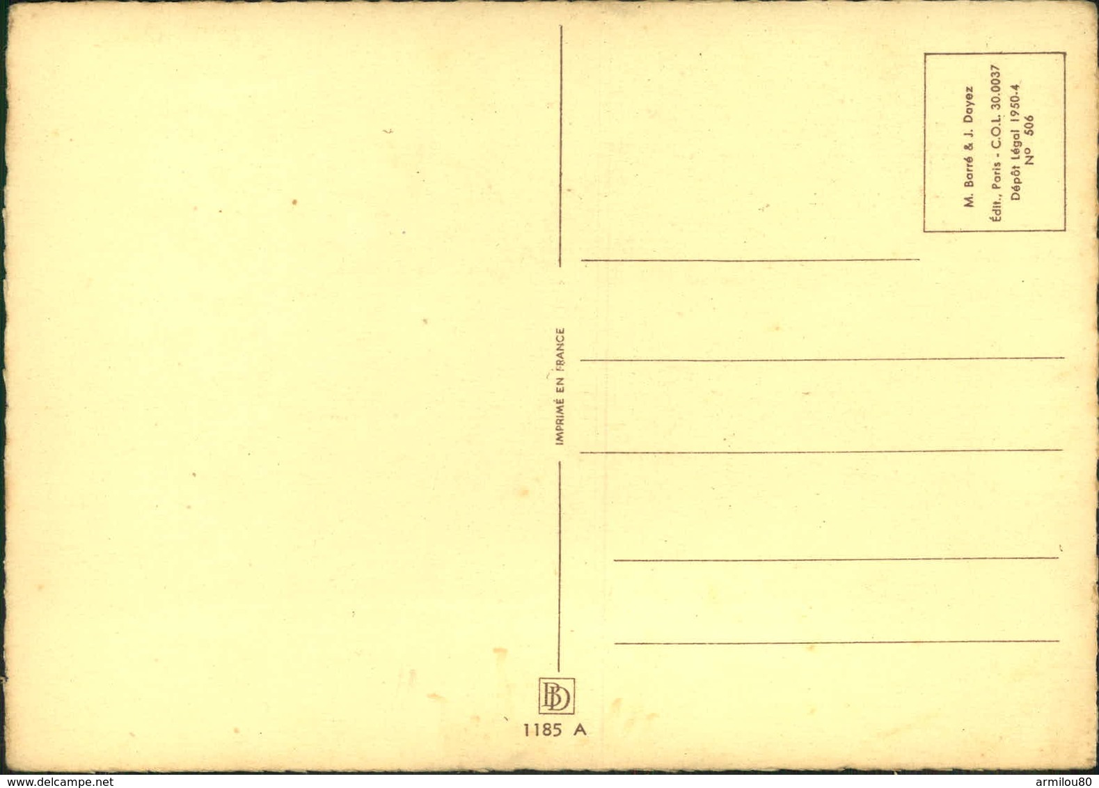 N° 1920 RRR DID 4 ILLUSTRATEUR NAUDY  EDITEUR BARRE DAYEZ 14 CARTES DES REGIONS DE FRANCE