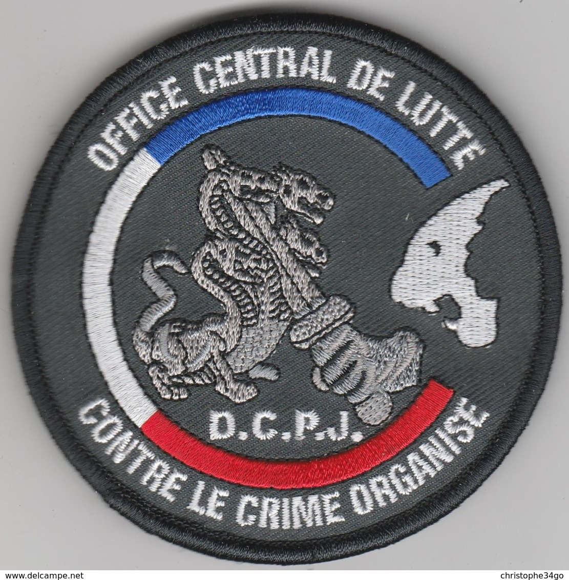 Écusson Police Judiciaire OCLCO - Police & Gendarmerie