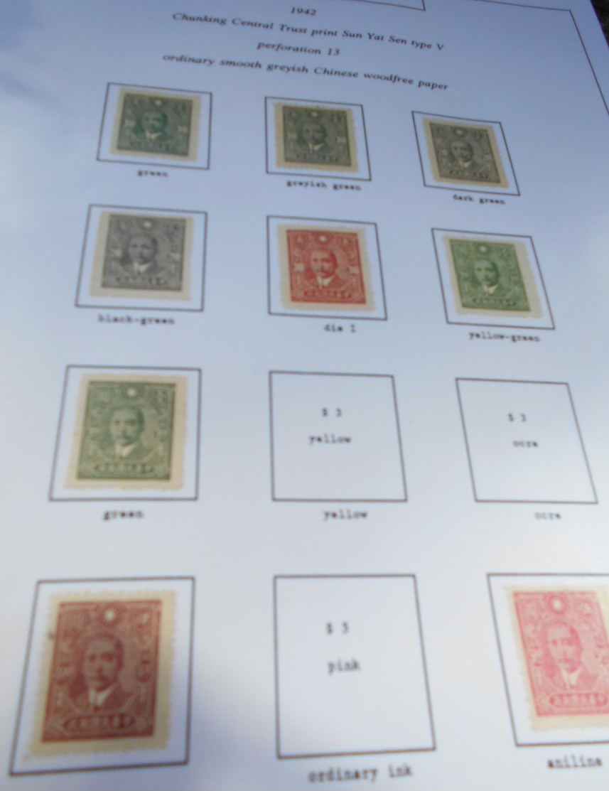 China extensive speciialized collection mint & used (c40)