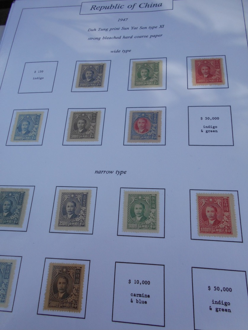 China extensive speciialized collection mint & used (c40)