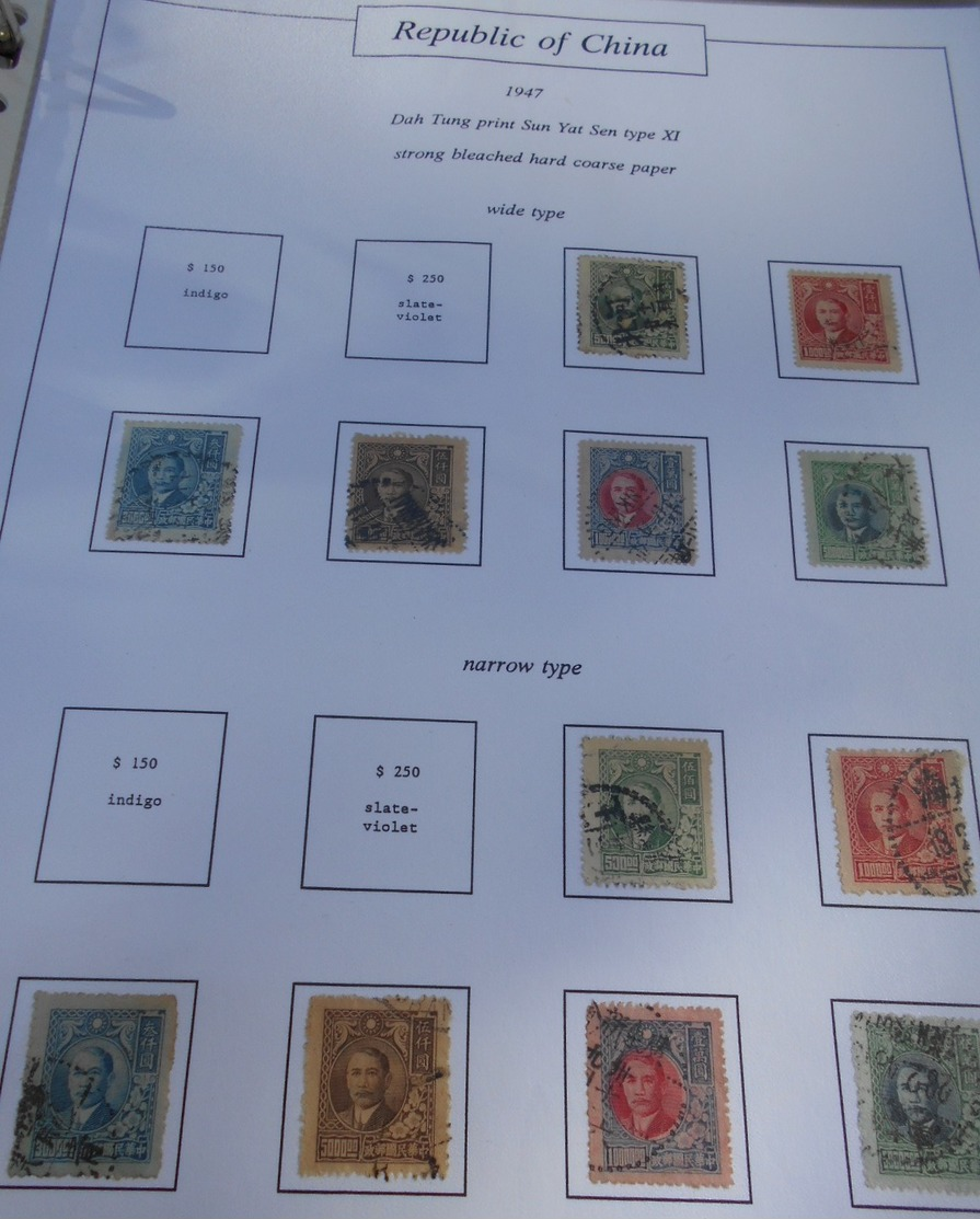 China extensive speciialized collection mint & used (c40)