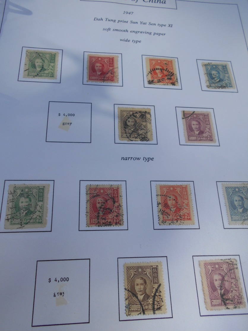 China extensive speciialized collection mint & used (c40)