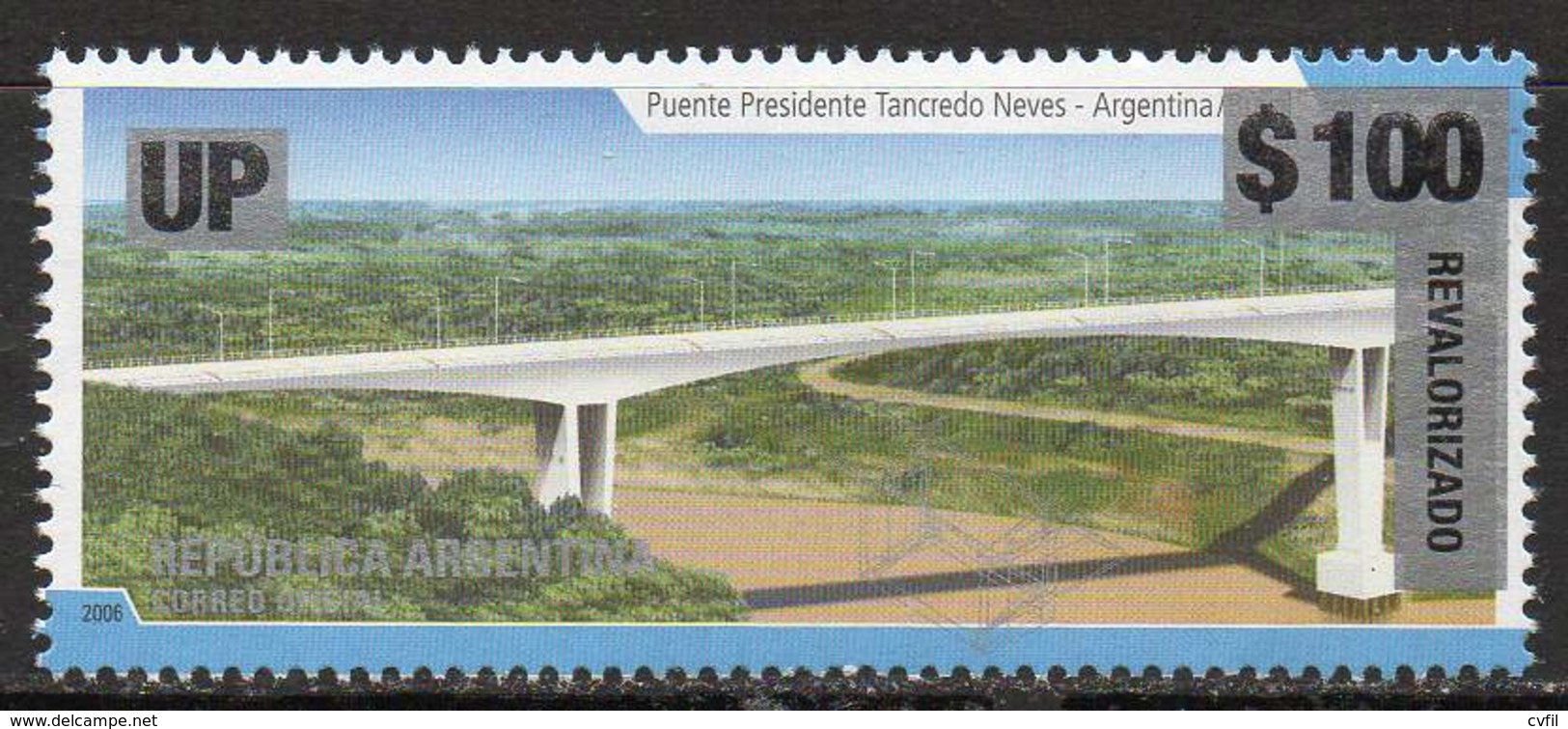 ARGENTINA 2018. Revalorizado UP $100 On Tancredo Bridge, Mint NH - Nuevos