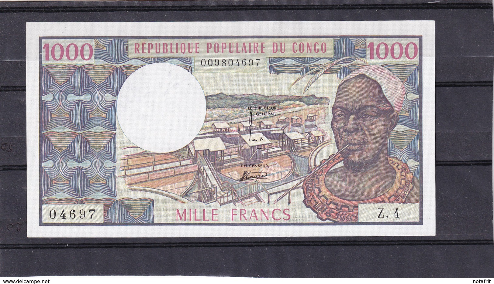 Congo  1000 Fr  RR Unc - Republiek Congo (Congo-Brazzaville)