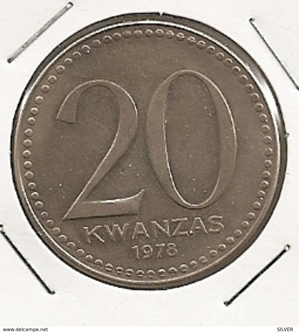 ANGOLE 20 KWANZAS 1978 RARE E RARE ETAT 2 - Angola