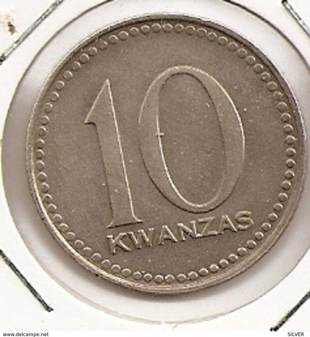 ANGOLA 10 KWANZAS  RARE 5 - Angola