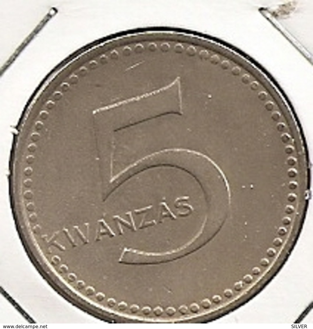 ANGOLA 5 KWANZAS RARE 6 - Angola