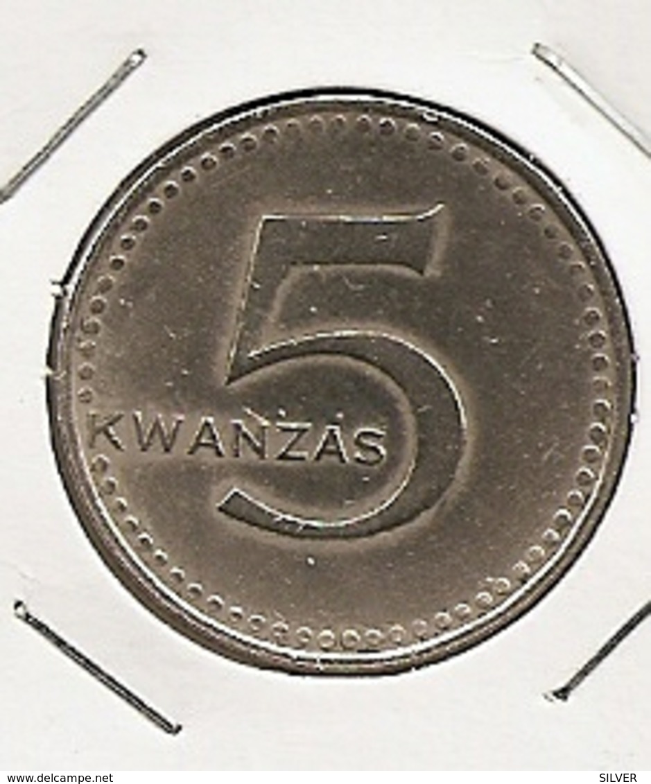 ANGOLA 5 KWANZAS RARE 8 - Angola