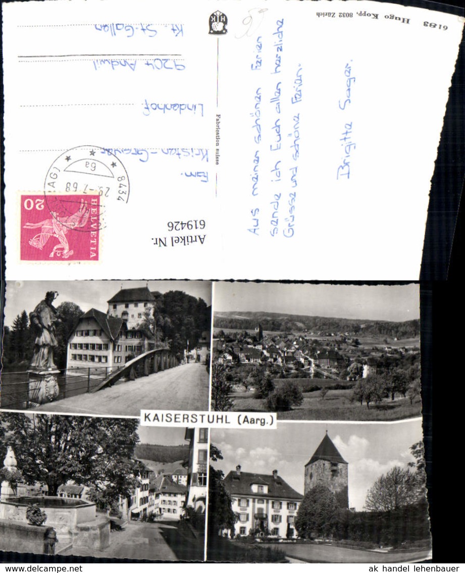 619426,Mehrbild Ak Kaiserstuhl Aargau - Kaiserstuhl