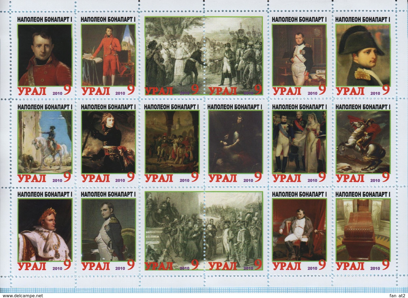 Fantazy Labels . Private Issue. Emperor Napoleon Bonaparte 2010 - Fantasy Labels